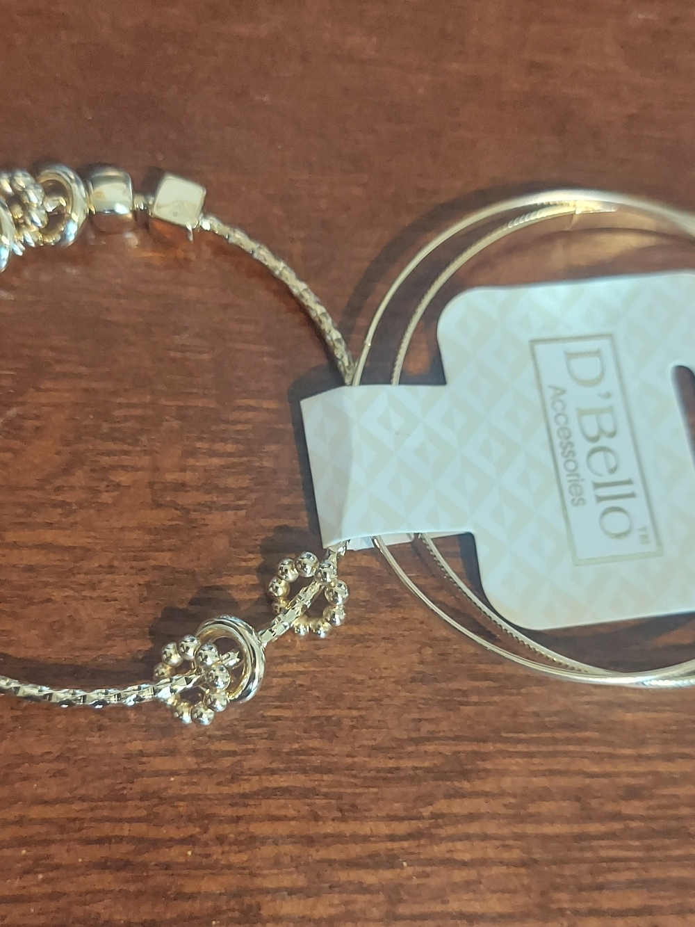 D'BELLO Gold-Tone Women's Bracelet Set